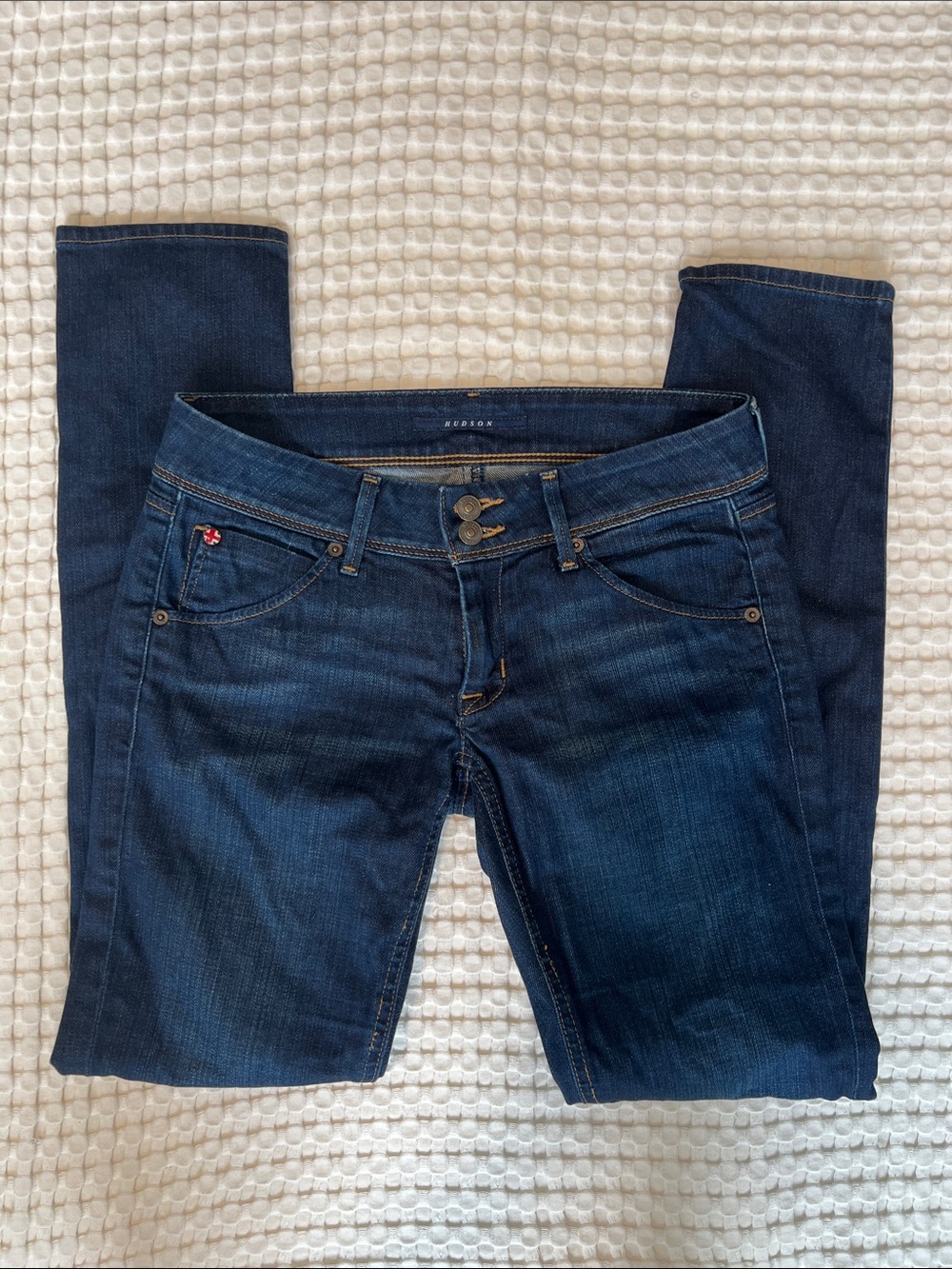 Hudson Jeans Low-Rise Skinny Jeans Y2K